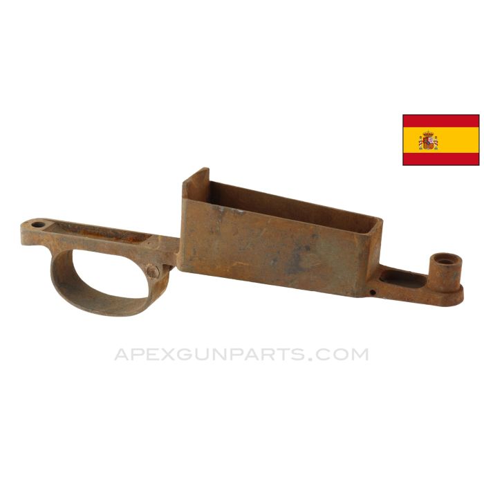 Spanish M93 / M95 Mauser Trigger Guard, Stripped, 7mm Mauser, *Good*
