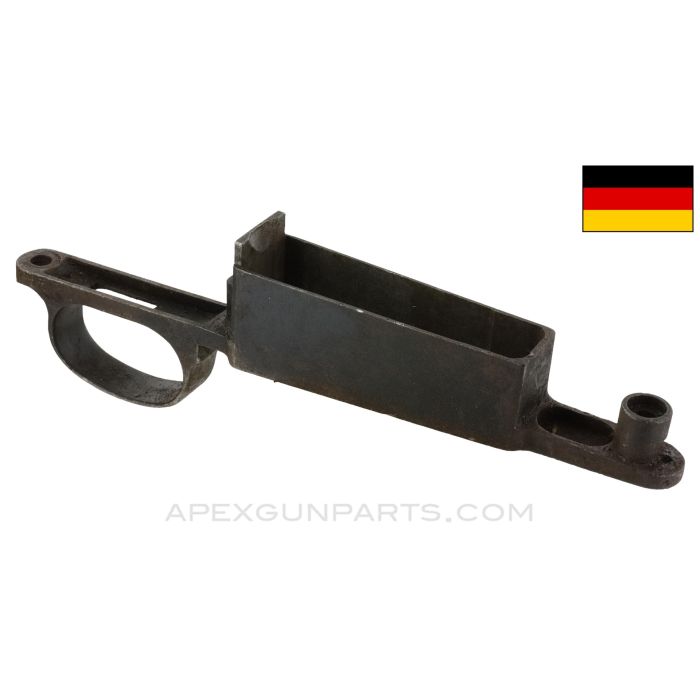 German K98K Mauser Trigger Guard, Stripped, Waffen Marked, Milled, *Good*
