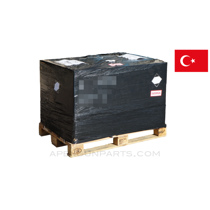 8mm Mauser (Rifle) - 25,200RD Pallet of Turkish Military Surplus, 198gr Full Metal Jacket, Corrosive 7.92x57 Mauser