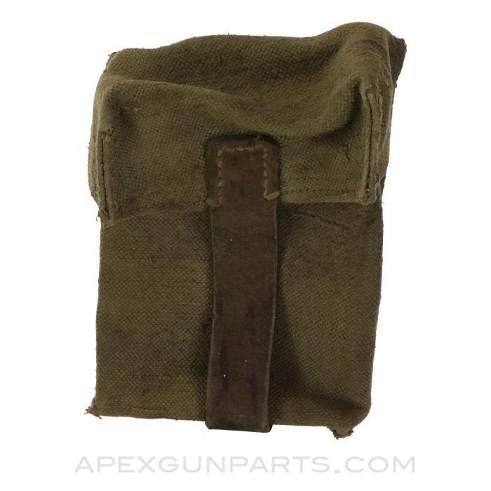 ZB Canvas & Leather Double Magazine Pouch *Good*