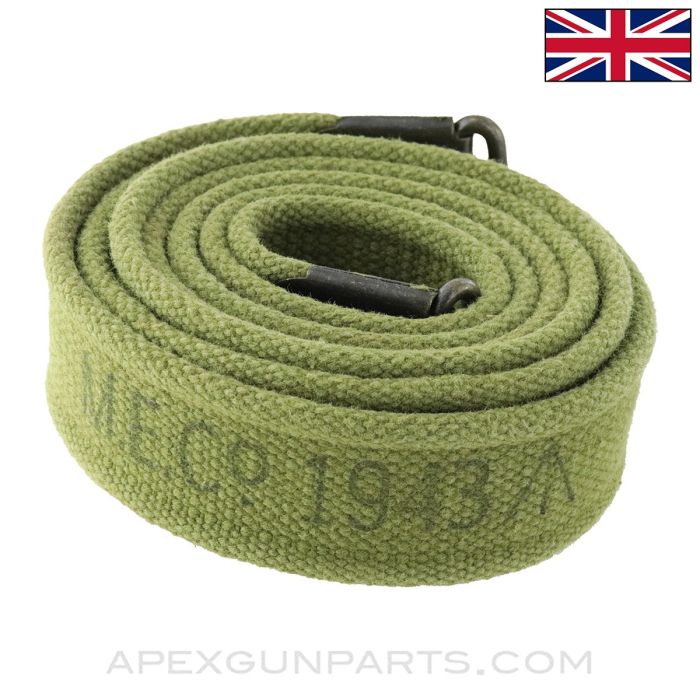 Bren LMG Sling, Canvas, Green, 55" Danish Crown Mark *NOS*