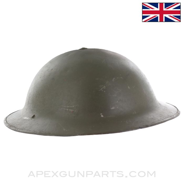 Canadian "Brodie" MKII Steel Helmet, w/ Incomplete Liner, Post WWII *Good*