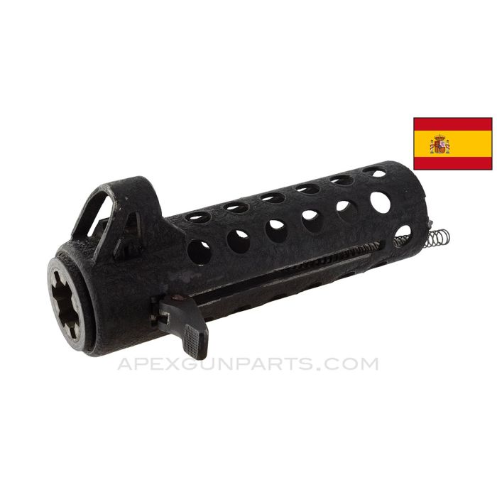 STAR Z-70B SMG Barrel Shroud, Saw Cut, w/ Front Sight & Charging Handle Assembly *Very Good*