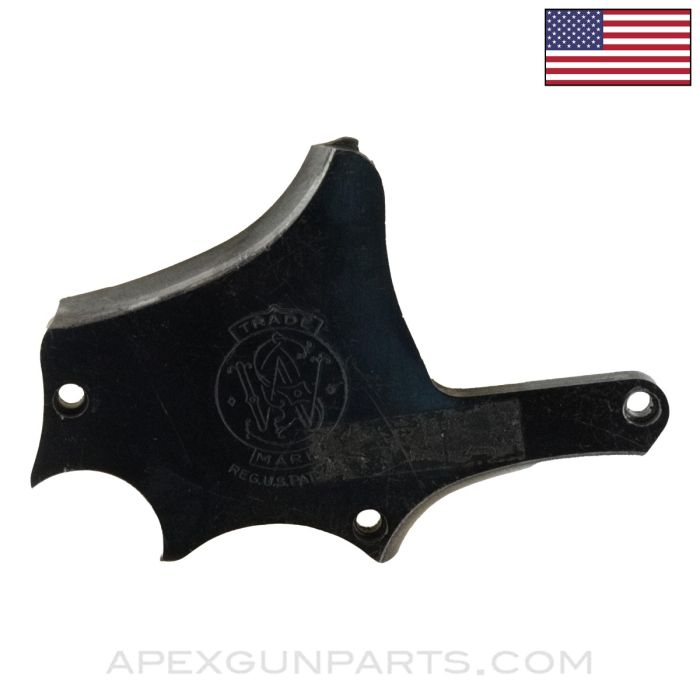 Smith & Wesson "K" / "L" Frame Sideplate, w/ Hammer Block, Blued, w/ Logo *Good*