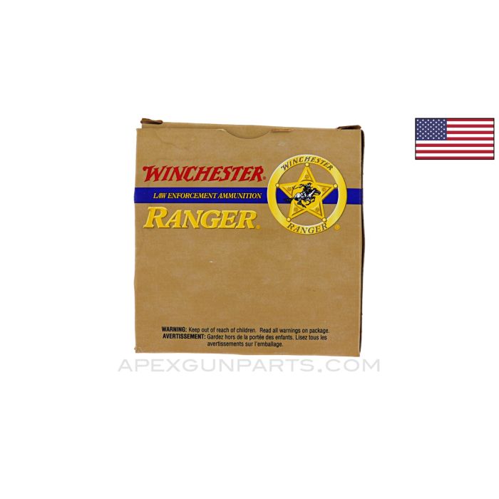 12 Gauge, 2 3/4" - Winchester Law Enforcement RANGER 00 Buckshot, Box of 25 - *Good* Condition