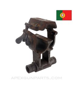 Portuguese Madsen LMG Anti-Aircraft Tripod Barrel Jacket Clamp *Good*