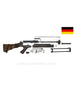 BGS FAL Parts Kit, Type A Wood Stock & Bipod, Matching, w/ Wood Pistol Grip, 7.62x51 *Good* 