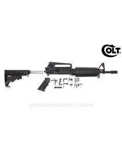 Colt M4 Commando Parts Kit, Flat Top Upper w/ Carry Handle Attachment, 11.5" Barrel, Adjustable Buttstock, Full-Auto, .223/5.56 *Good* 