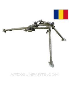 ZB37 Tripod, Early Long Type with A/A Upright, Romanian Contract, No Traverse Lock Lever, Green Painted *Good* 
