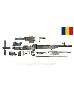 ZB37 MG Parts Kit Romanian Contract, Gas Regulator Lacks Spring, w/ Demilled Barrel & Receiver, 7.9x57mm *Fair* 