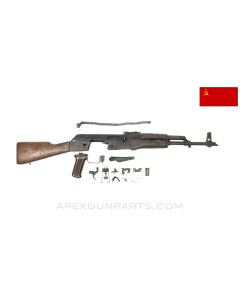 Russian Izhmash AKM Parts Kit, 1973 Dated, w/ Populated Barrel Assembly, 16.25", Non Matching, 7.62x39 *Good*