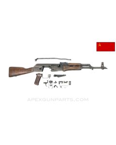 Russian Tula AKM Parts Kit, 1972 Dated, w/ Populated Barrel Assembly, 16.25", Matching Numbers, 7.62x39 *Good*