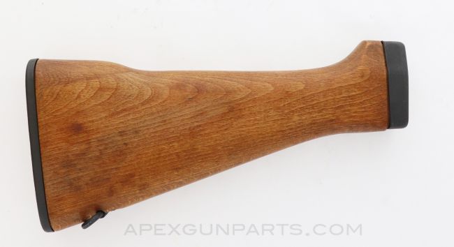 FAL Wood Buttstock, With Ferrule, Buttplate, & Sling Swivel
