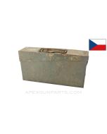 Czech ZB37 Ammo Can, w/ Carry Handle, Green Painted , 7.92x57 *Fair*
