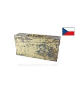 Czech ZB37 Ammo Can w/ Carry Handle, Tan Painted , 7.92x57 *Good*