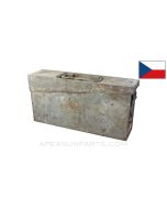 Czech ZB37 Ammo Can w/ Carry Handle, Grey Painted , 7.92x57 *Good*