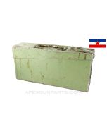 Yugoslavian M53 / MG42 Ammo Can, Green Painted, 7.92x57 *Good*