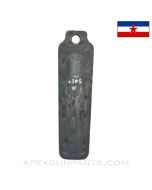 Yugoslavian Mauser Floor Plate, M48 / M24 / 24/47, Stamped *Good*