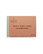 CETME Model C Small Parts Booklet, Original Spanish *Good*