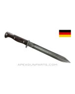 German Mauser Bayonet, Waffenbrik 98/05 NA, Turkish Import, Shortened Blade, Modified Guard, *Fair*
