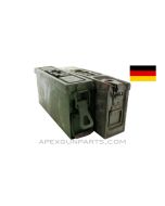 German MG Ammo Can, Dinged and Dented, WWII, *Poor*, Sold *As Is* 