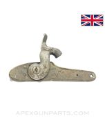 British 1853 Enfield Lock Plate Assembly, Complete w/ Nepalese "Lion & Crown" Marked , New Manufactured *Very Good*  