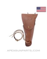Model 1916 Leather Holster for M1911 .45 Pistol, Brown, *NEW*
