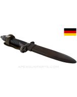 G3 Bayonet and Scabbard, 12 Groove Early Straight Handle *Good*