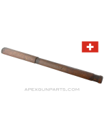 Swiss Schmidt-Rubin K31 Handguard, 18" Wood, With Rear Cap, *Good*