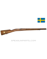 Swedish M38 Mauser Short Rifle Stock, Partially Stripped, *Good* 