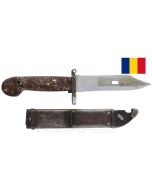 Romanian AKM Type 1 Bayonet, w/ Scabbard *Fair / As-Is* 