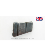 Lee-Metford Carbine Magazine w/Chain Loop, 5rd, .303 BR, *Good* 