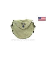 Thompson SMG 50rd Drum Pouch, Green Canvas *NEW*