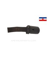 Yugoslavian Mauser Bayonet Frog, Leather *Fair* 