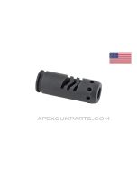 AK-47 / AKM Muzzle Brake, 14x1 LH, US Made, 922(r) Compliant *Excellent* 