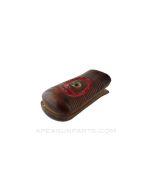 Mauser C96 "Bolo" Pistol Grips, Red 9, 20 Grip Lines, Wood *NEW Production*