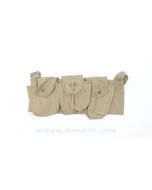 1918 BAR Magazine Bandolier, 3 Pouch, Left Side *NEW Aftermarket Manufacture*