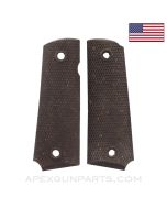 USGI 1911 Grip Set, Brown Plastic *Good*