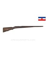 Yugoslavian M95 Mannlicher "Puska" Rifle Stock, 40.5", No Side Sling Swivel, Cracked/Repaired, Wood *Fair*