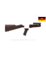 East German AKM Furniture Set, Brown Polymer *Good*