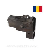 Romanian AKM Rear Sight Block, Stripped w/ Lever *Good*
