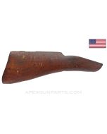 Thompson M1928A1 Buttstock, Wood, Stripped, w/ Reinforce Screw, Modified Top Sling Swivel Point *Good* 