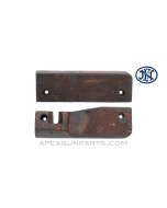 FN Model D Handguard Set, Bulged, Wood, *Good*