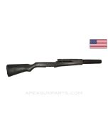 M1 Garand Stock, 29.5", w/ Handguard Set, Wood, Black Painted *Very Good* 