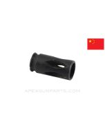 Chinese AKM/AK-47 Flash Hider, 14x1 LH, 5.56/.223 *Excellent*