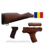 Romanian AK-47 / AKM "G" Wood Stock Set with Pistol Grip *Very Good*