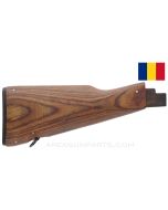 Romanian AK-47 / AKM Laminated Buttstock, Wooden, With Hardware, Blemished *Refinished*