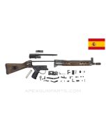 SPECIAL! CETME Model C Rifle Parts Kit, 7.62 NATO / .308, Very Disassembled, Project Grade Wood *Fair* 