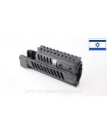 FAB Defense VZ-58 Handguard Set w / Upper And Lower Picatinny Rails, No Side Rails, Polymer, Black *Good* 