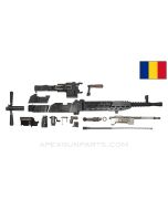 ZB37 MG Parts Kit, Romanian Contract, Complete w/ Demilled Barrel & Receiver, 7.9x57mm, *Good*